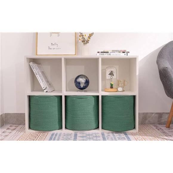 Storage Cubes Baskets Bins Organizer 11x11x11''Fit 12x12''Cube Storage Organizer - Picture 4 of 6